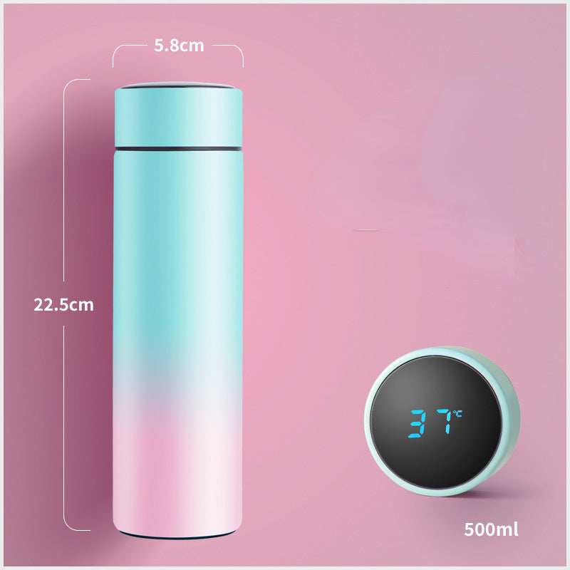  Locckmy Water Bottle with LED Temperature Display,Double Walled  Vacuum Insulated Water Bottle,Stainless Steel Sports AutomotiveTravel  Mug,BPA-free Leak Proof Keep Cold and Keep Warm 12H: Home & Kitchen