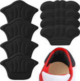 6PCS Adhesive Back of Heel Cushion Pads for Loose Shoes, Too Big Boots