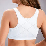 Front hooks, stretch-lace, super-lift, and posture correction – ALL IN ONE BRA!