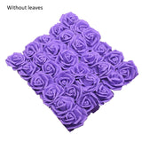 10/20/30 Heads 8CM Artificial PE Foam Rose Flowers Bride Bouquet Flower For Wedding Party Decorative Scrapbooking DIY Flower