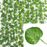 12 Pcs Artificial Leaf Trailing Garland Vine Plant Home Decoration Garden Patio Wedding Party