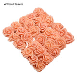 10/20/30 Heads 8CM Artificial PE Foam Rose Flowers Bride Bouquet Flower For Wedding Party Decorative Scrapbooking DIY Flower