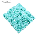 10/20/30 Heads 8CM Artificial PE Foam Rose Flowers Bride Bouquet Flower For Wedding Party Decorative Scrapbooking DIY Flower