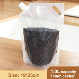 Grains Storage Packaging Bag Cereals Moisture Insect Proof Sealed Bag Thickened Portable Food Rice Bean Container Nozzle Bag