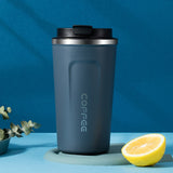 Stainless Steel Coffee Cup 380/510ML Thermos Mug Leak-Proof Thermos Travel Thermal Vacuum Flask Insulated Cup Water Bottle