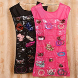 Hanging Storage Bag Jewelry Holder Necklace Bracelet Earring Ring Jewelry Organizers and Storage Jewelry Box ( No Hanger）