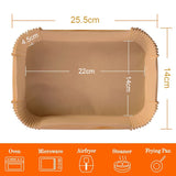 Waterproof Oilproof Non-Stick Baking Mat for Ninja Foodi Air Fryer Accessories