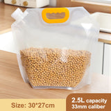 Grains Storage Packaging Bag Cereals Moisture Insect Proof Sealed Bag Thickened Portable Food Rice Bean Container Nozzle Bag