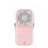 Neck Hanging Fan Ventilador Foldable USB Adjustable Rechargeable Cooling Mute Power Bank Handheld Portable Desk Fan