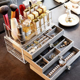 Multi Functional Three Layer Drawer Jewelry Box