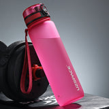 New 500/800/1000ml Sports Water Bottle BPA Free Portable Leak-proof Shaker bottle Plastic Drinkware Tour Gym Free Shipping items