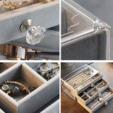 Multi Functional Three Layer Drawer Jewelry Box