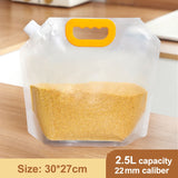 Grains Storage Packaging Bag Cereals Moisture Insect Proof Sealed Bag Thickened Portable Food Rice Bean Container Nozzle Bag