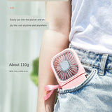 Neck Hanging Fan Ventilador Foldable USB Adjustable Rechargeable Cooling Mute Power Bank Handheld Portable Desk Fan