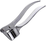 Garlic Press Mincer Ginger Crusher Squeezer Heavy Duty Metal Garlic Presser Chopper Slicer (Classic)