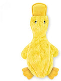 Best Pet Supplies Crinkle Dog Toy Cute No Stuffing Duck with Soft Squeaker for Chew and Play