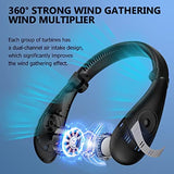 Portable Foldable USB Hands Free Bladeless Neck Fans for Travel Essentials