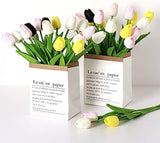 20pcs Artificial Tulip Stem  Flower Bundle For Home Decor