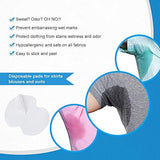 Premium Comfortable Unflavored and Non Visible Underarm Armpit Sweat Pads for Women and Men Fight Hyperhidrosis