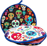 12” Insulated and Microwaveable Largest Two Sided Tortilla Warmer Fabric Pouch Keeps Them Warm for Up To One Hour