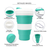 Food Grade Leak Proof 550ML Collapsible Silicone Mug