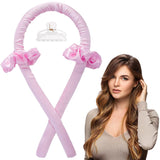 Heatless Convinient Sleeping Hair Curlers EVA Headband for Long Hair