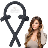 Heatless Convinient Sleeping Hair Curlers EVA Headband for Long Hair