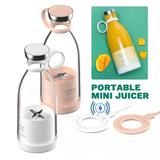 Portable Electric Wireless Charge  Mini  Blender Juicer Maker