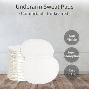 Premium Comfortable Unflavored and Non Visible Underarm Armpit Sweat Pads for Women and Men Fight Hyperhidrosis