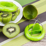 2 in 1 Vegetable Fruit Peeled Kiwi Cutter Device Digging Core Spiral Slicer Kitchen Peeler