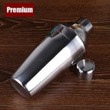 Stainless Steel Cocktail Shaker Mixer Wine Martini Boston Shaker For Bartender Drink Party Bar Tools 550ML/750ML