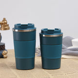 Vacuum Stainless Steel Double Walled Reusable Travel Insulated Coffee Cup with Leakproof Lid for Hot and Cold Water Coffee