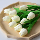 20pcs Artificial Tulip Stem  Flower Bundle For Home Decor