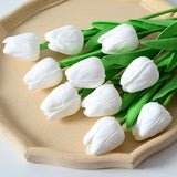 20pcs Artificial Tulip Stem  Flower Bundle For Home Decor