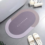 Modern Shower Bathroom Bedroom Anti-Slip Absorbent Carpet Rug Simple Kitchen Entrance Soft Door Bathtub Side Bath Mat Home Decor