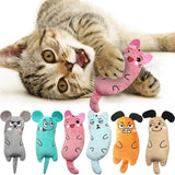 Cute Cat Toys Funny Interactive Plush Cat Toy Mini Teeth Grinding Catnip Toys Kitten Chewing Mouse Toy Pets Accessories