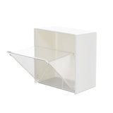 Plastic Wall Mounted Storage Boxes Dustproof Bathroom Organizer