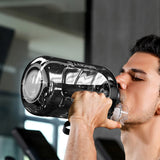 Fitness Cup Bpa Free Drinking Bottle Large Capacity Portable TRITAN Sports Water Bottle With Straw 1700ML/2500ML/3800ML