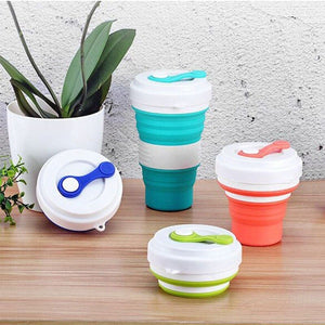 Food Grade Leak Proof 550ML Collapsible Silicone Mug