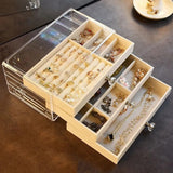 Multi Functional Three Layer Drawer Jewelry Box