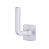 PunchLess L-Hook Hook Wall Mounted Cloth Hanger for Coats Hats Towels Clothes Kitchen Rack Roll Bathroom Holder