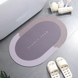 Modern Shower Bathroom Bedroom Anti-Slip Absorbent Carpet Rug Simple Kitchen Entrance Soft Door Bathtub Side Bath Mat Home Decor