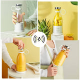 Portable Electric Wireless Charge  Mini  Blender Juicer Maker