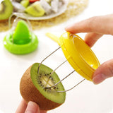 2 in 1 Vegetable Fruit Peeled Kiwi Cutter Device Digging Core Spiral Slicer Kitchen Peeler