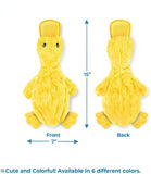 Best Pet Supplies Crinkle Dog Toy Cute No Stuffing Duck with Soft Squeaker for Chew and Play